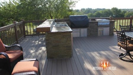 Kitchen on the deck